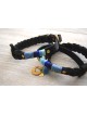 COLLIER EN CUIR TRESSE "REVE EN COULEUR"