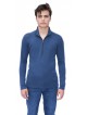 T SHIRT MERINOS 1/2 ZIP
