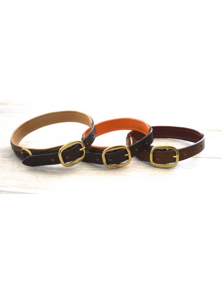 COLLIER EN CUIR DOUBLE POUR CHIEN