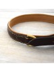 COLLIER EN CUIR DOUBLE POUR CHIEN