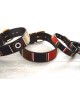 COLLIER EN CUIR & PERLES MASSAI