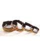 COLLIER EN CUIR & PERLES MASSAI
