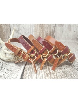 Collier Havana en cuir - Modèle CLASSIQUE